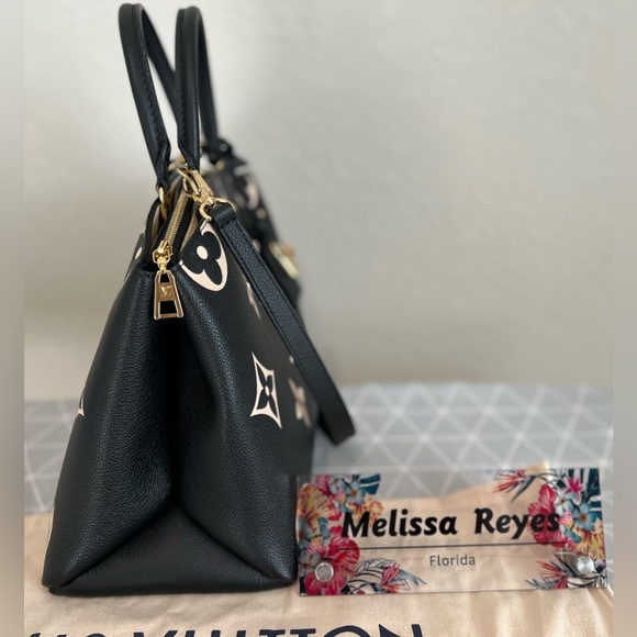 Louis Vuitton Grand Palais Bicolor Monogram Empreinte Black Beige - Picture 9 of 16